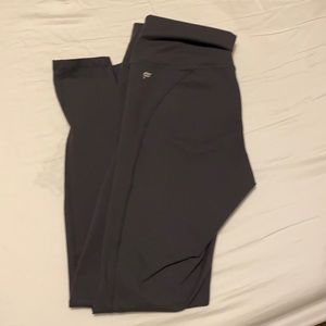 Womens grey fabletics powerhold leggings